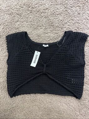 Garage V Neck Crop Top